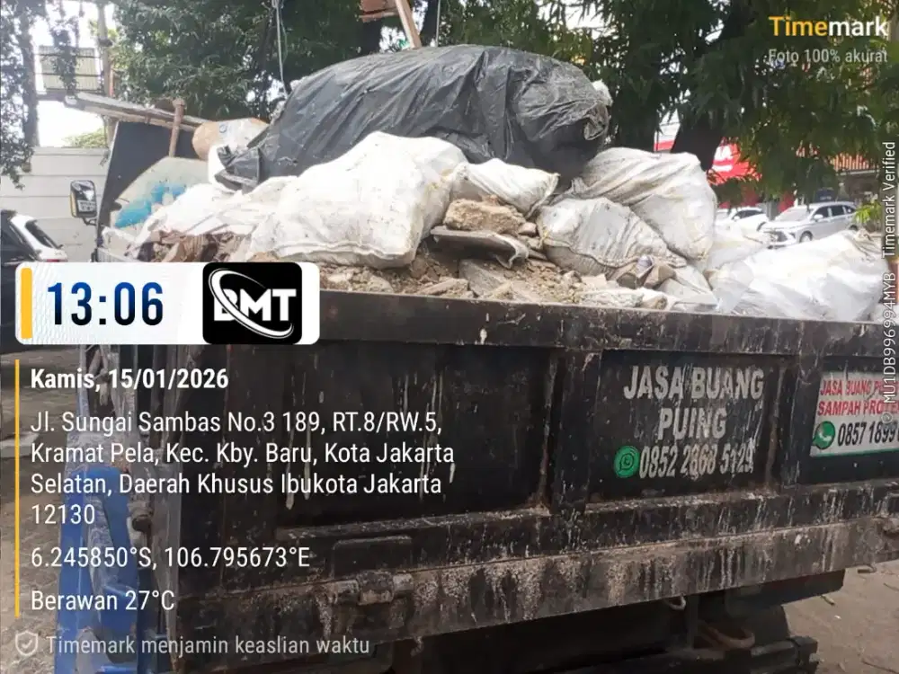Jasa angkut puing dan buang sampah