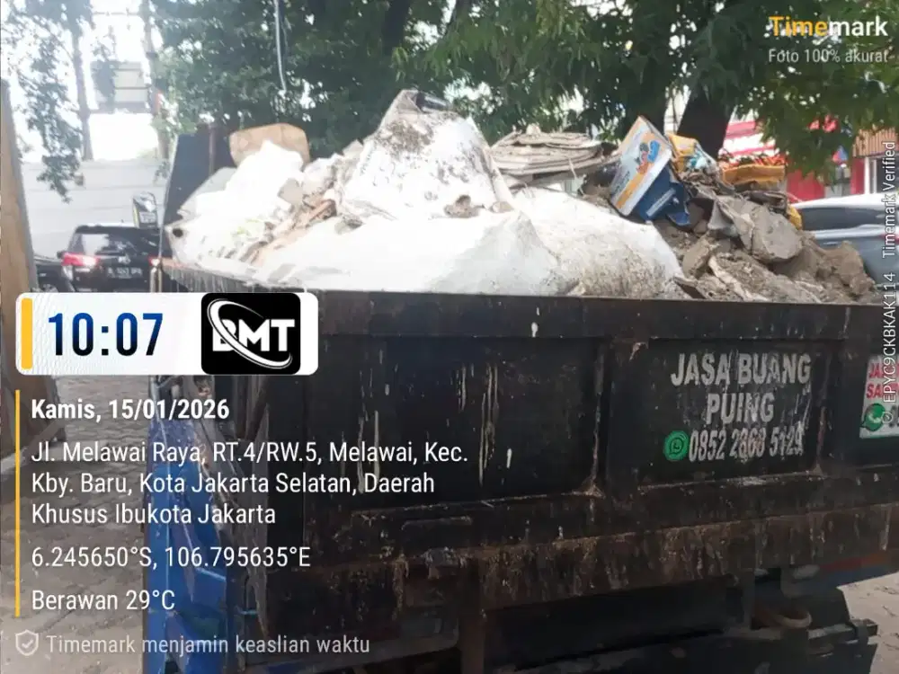 Jasa buang sampah proyek dan buang puing