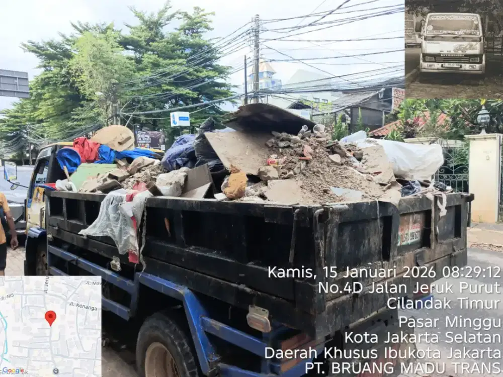 Jasa buang puing dan pengurugan