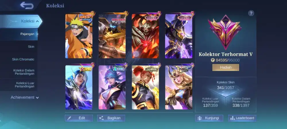 Akun Mobile Legends ex Imo