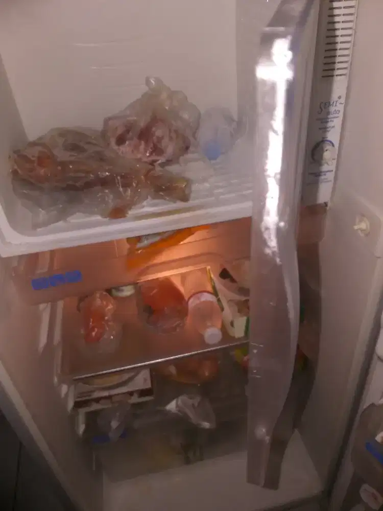 Kulkas 1 pntu sharp beku dngin bgt lengkap mulus free lalamove