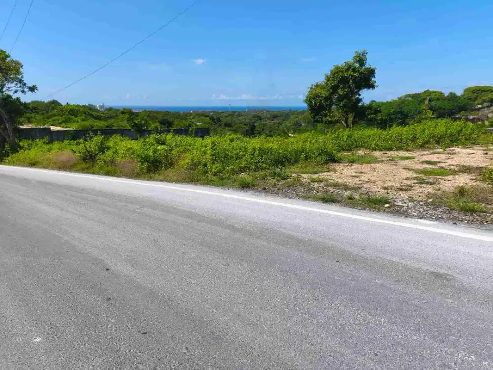 tanah ocean view luas 1,53 hektar IDR 425 JT per are di KAMPIAL nusa dua Kuta Selatan Badung Bali