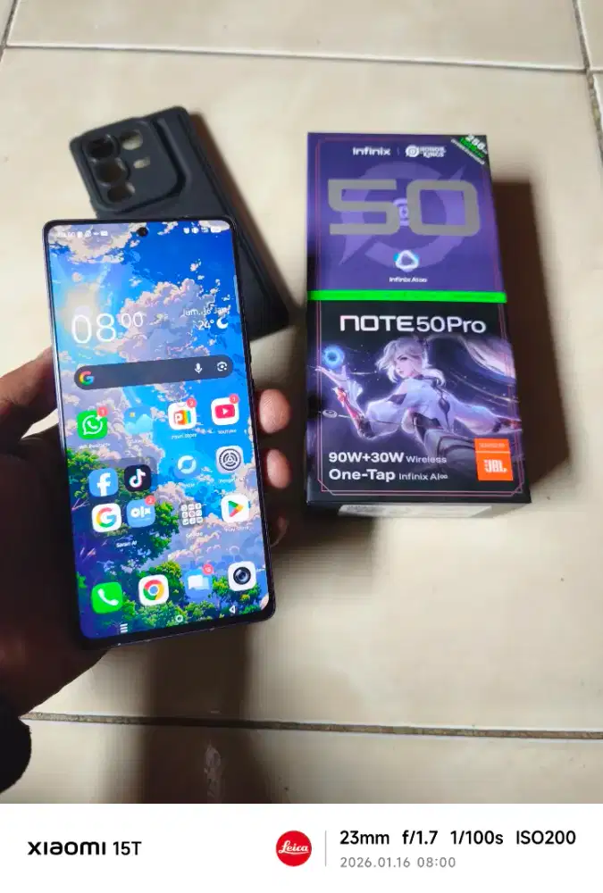 Infinix Note 50 Pro 8/256GB bisa tt