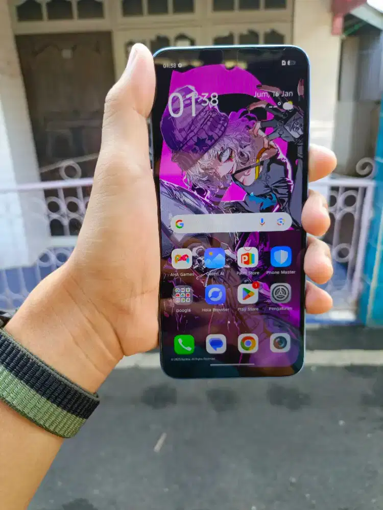 Jual hp infinix hot 60i ram 16gb (8+8gb)/256gb baru beli seminggu