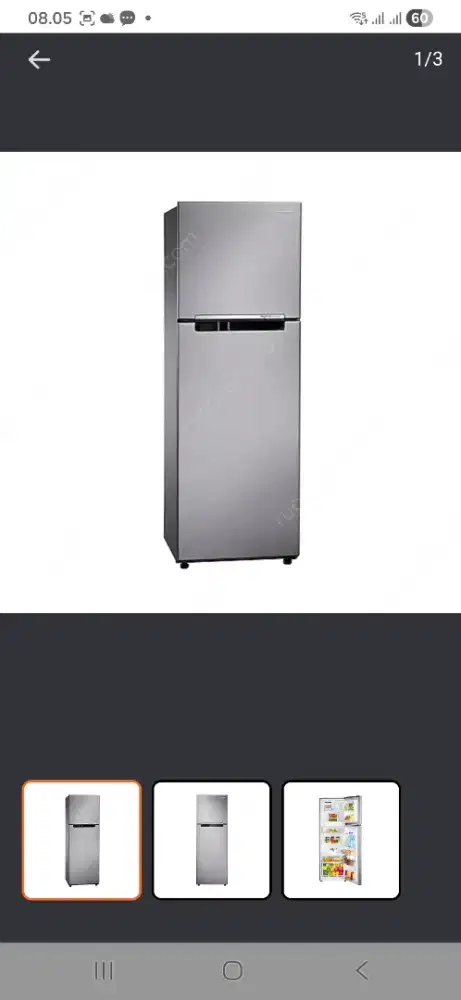 Samsung 234 ltr kulkas 2 pintu rt22far