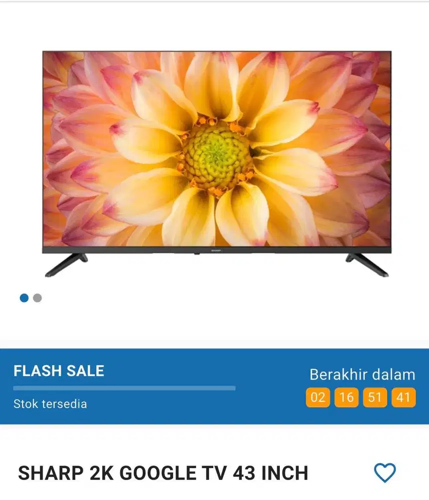 Sharp 2k Google TV 43 INCH