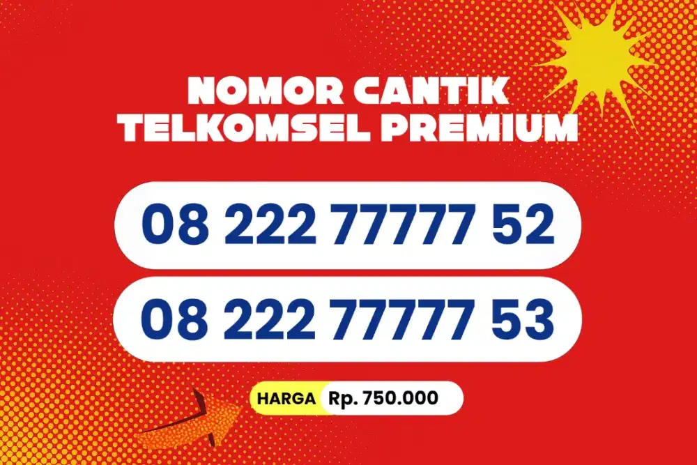 Nomor Cantik Telkomsel Premium Rapi Limited Edition