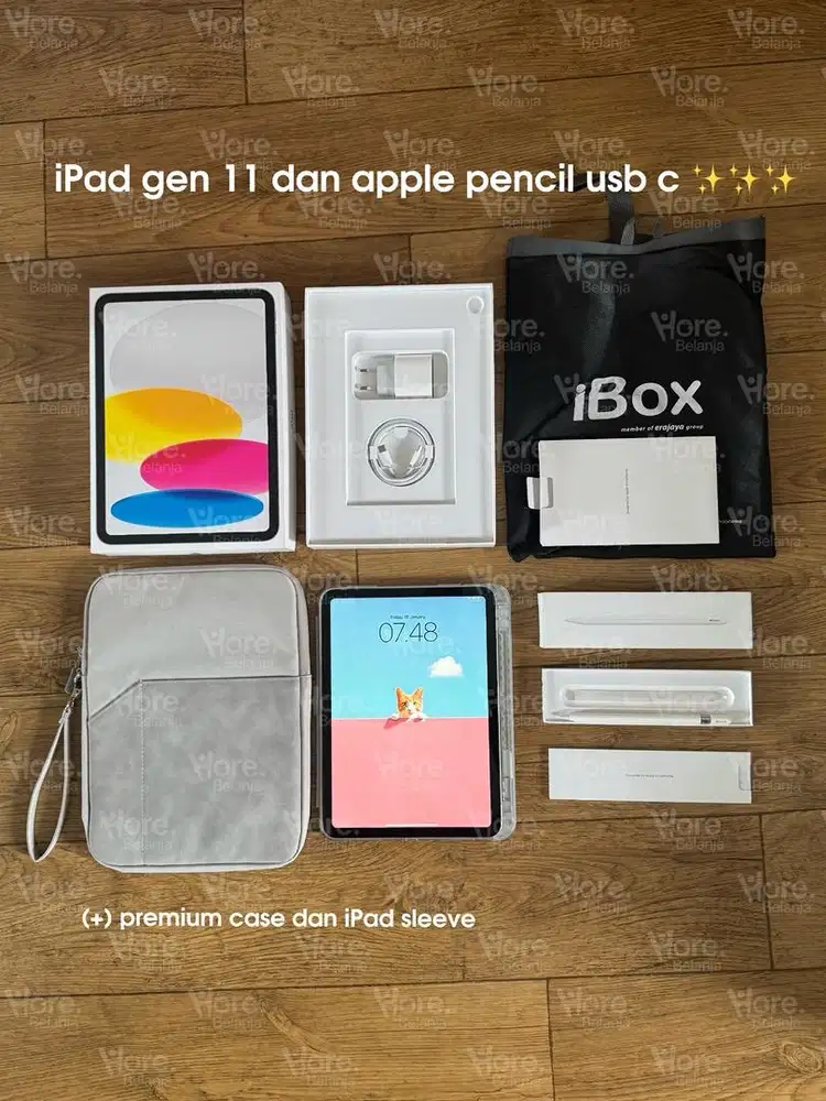 iPad gen 11 (A16) 128 gb dan Apple pencil IBOX