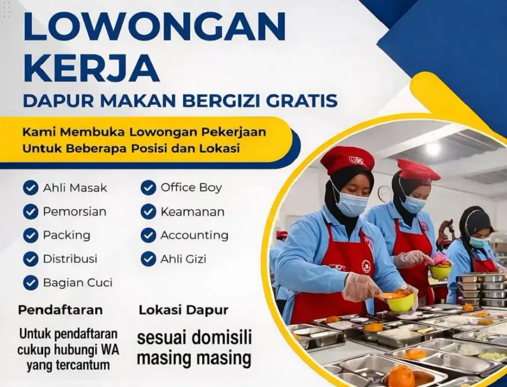 Lowongan kerja MBG