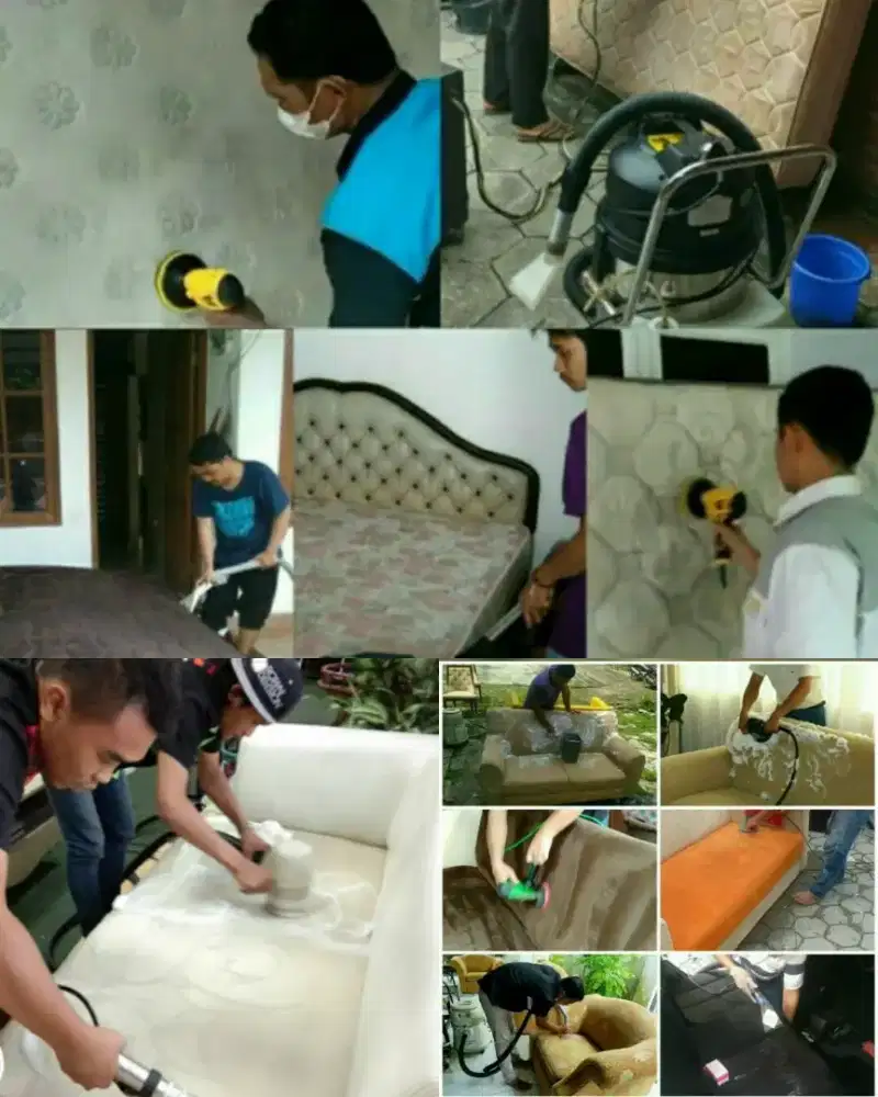 Cuci Springbed/Kasur, Cuci Sofa, Cuci Jok Mobil, Cuci Plafon Mobil.