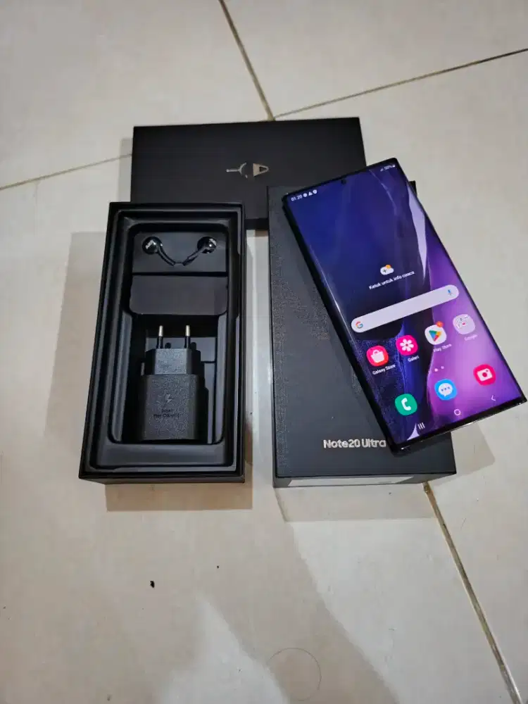 Samsung Note 20 Ultra 8/256 Sein fullset mluss, lcd ori mlusss brsih
