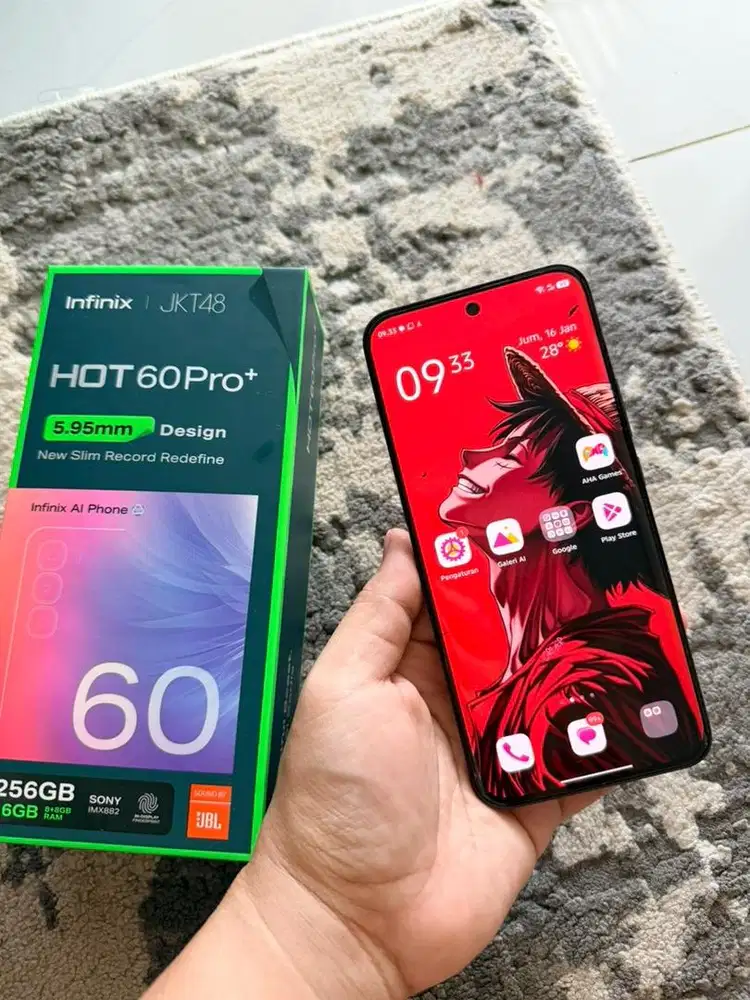 Infinix HOT 60 Pro+ Plus 256gb Bening seperti baru