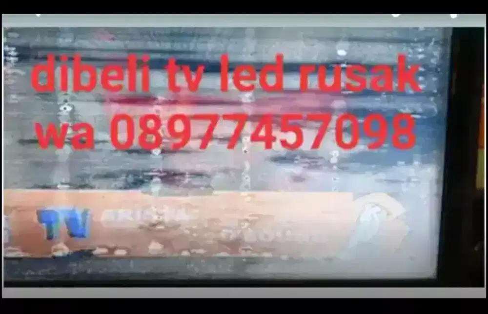Dibeli tv led rusak