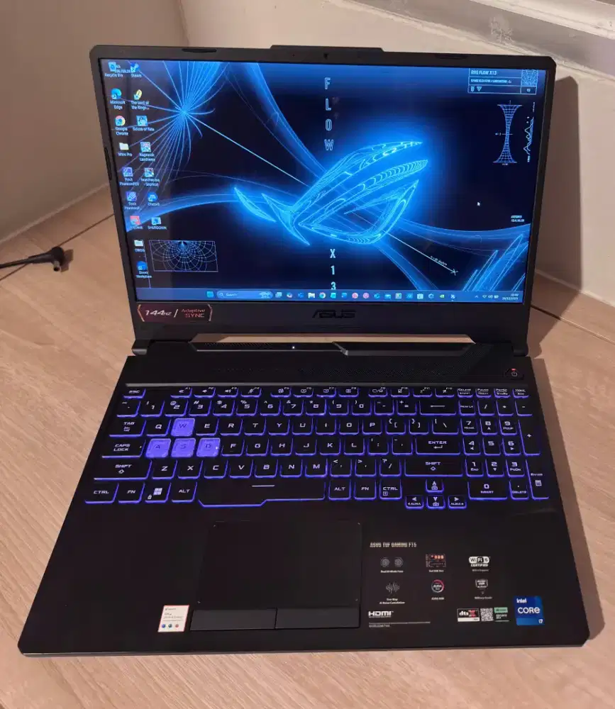 Laptop Asus TUF F15 FX506H Intel i7-11800H 32GB 512GB RTX 4GB Like New