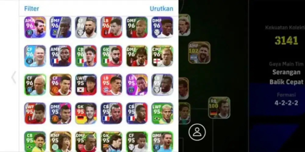 Akun EFOOTBAL Sultan