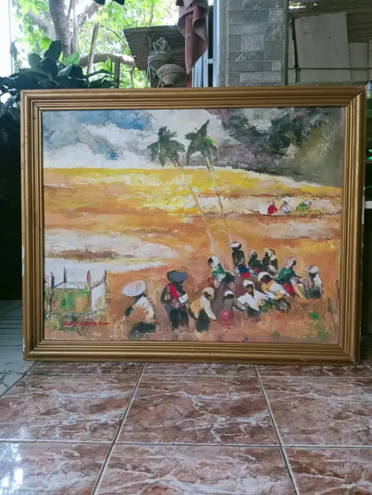 Pajangan lukisan dinding