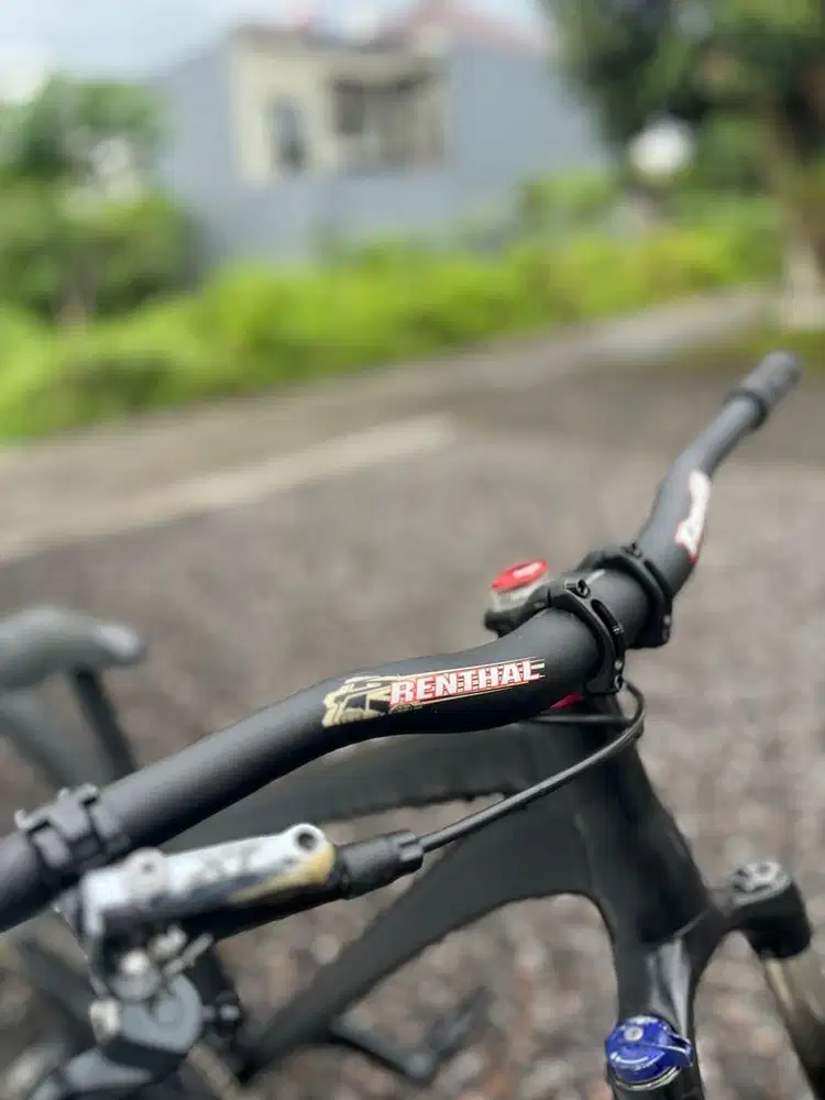 handle bar renthal fatbar dan stem spank split 35 mtb