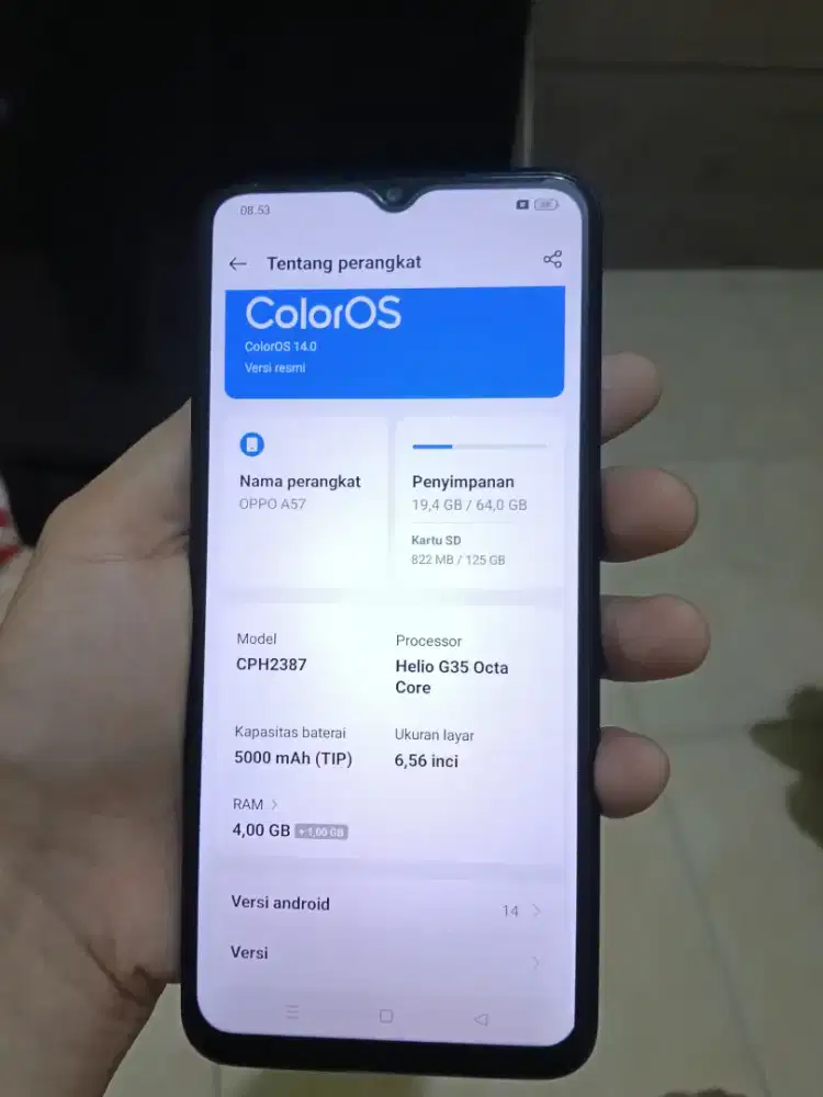 Di jual Oppo a57, mulus
