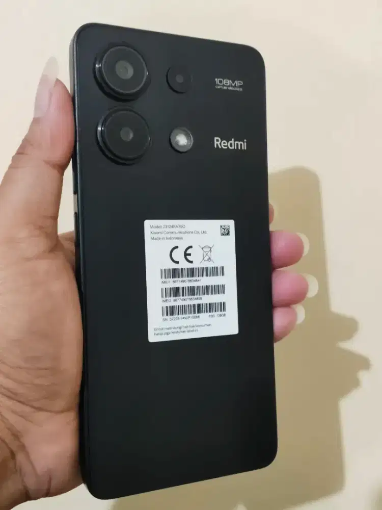 Redmi note 13 4G ram 8/128 no minus
Kelengkapan hp csan