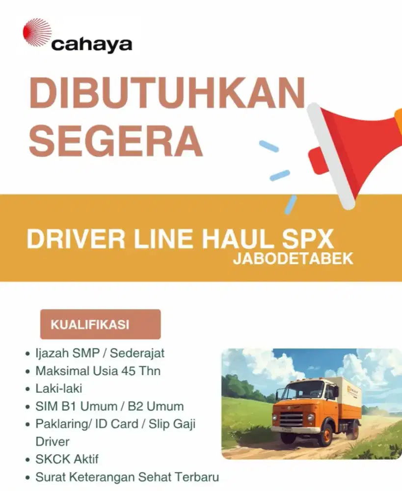 Lowongan Kerja Driver