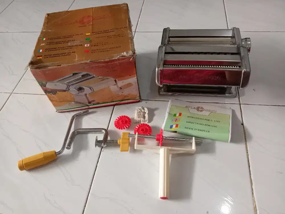 Gilingan pasta merk Atlas Marcato Italy.