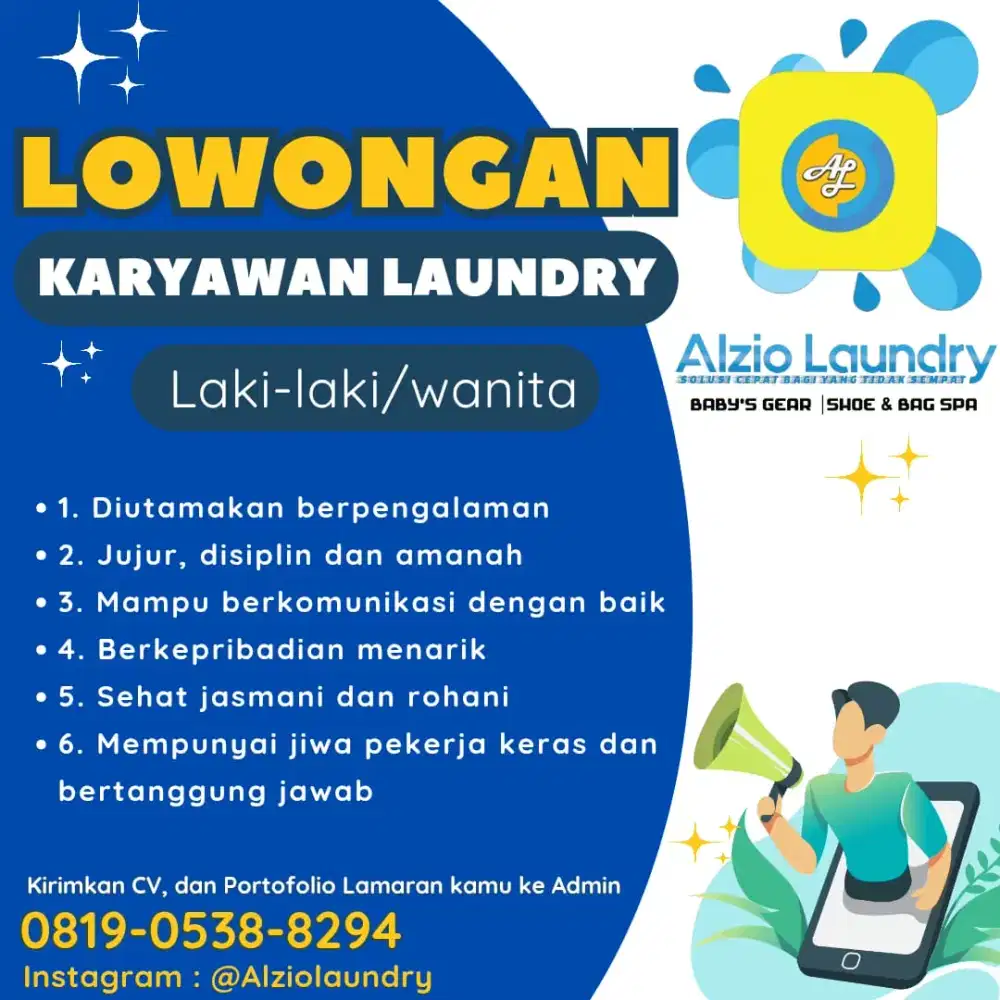 Lowongan karyawan laundry
