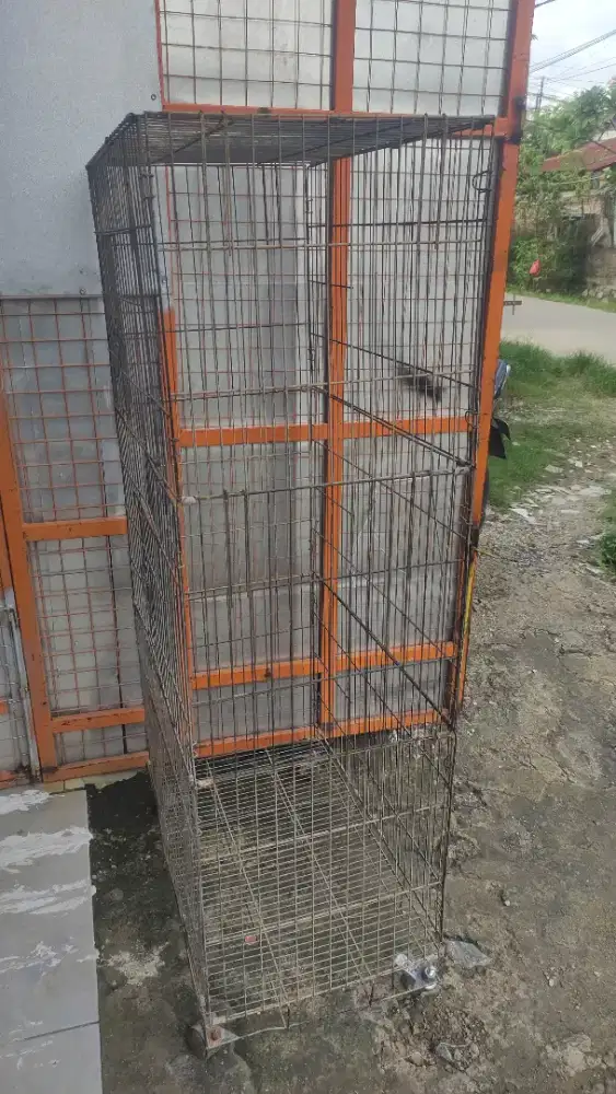 KANDANG KUCING BURUNG TINGKAT 46x76x150