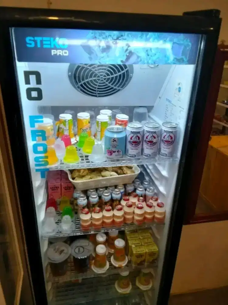 Showcase 6 rak merk steko pro