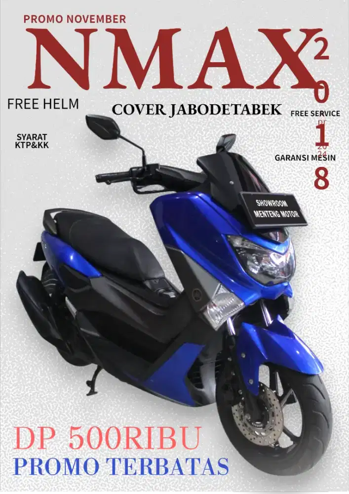 NMAX 155VVA DIJUAL CASH ATAU KREDIT DP 500RIBU