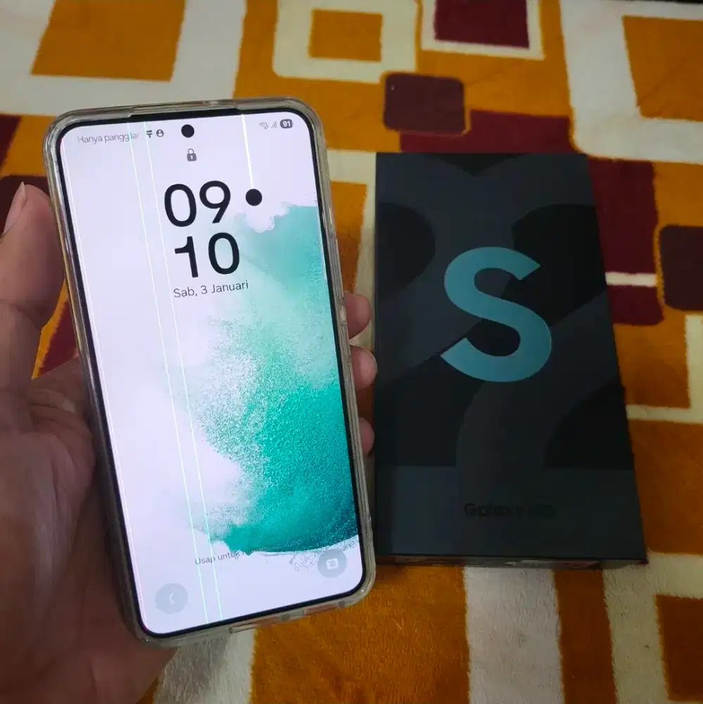 Samsung 
S22 Ori sein Fullset minus lcd garis dot