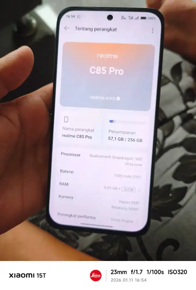 Realme c85pro full set 8/256 5g