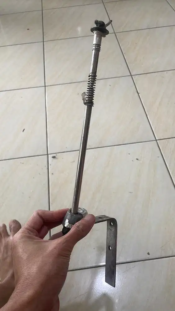 Doorplate stainless mercy boxer 1 set w124 tiang bendera knob doorlock