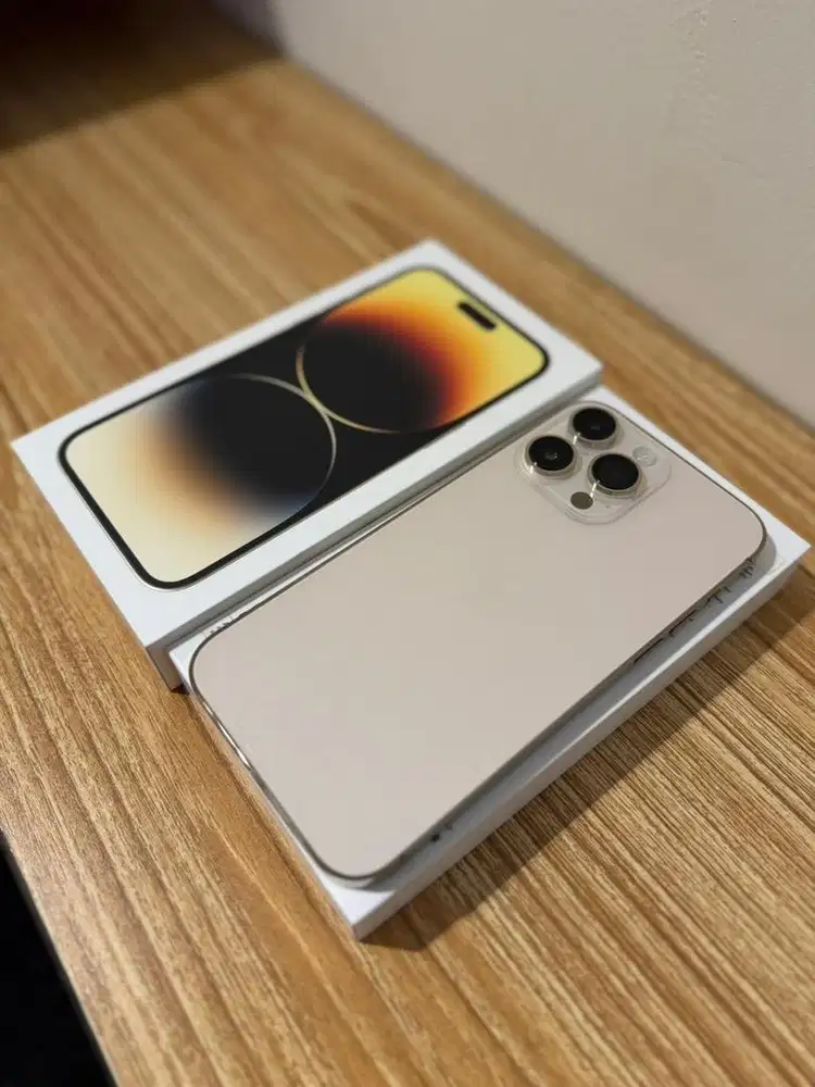 Iphone 14 Pro max 512 Resmi Gold Mulus