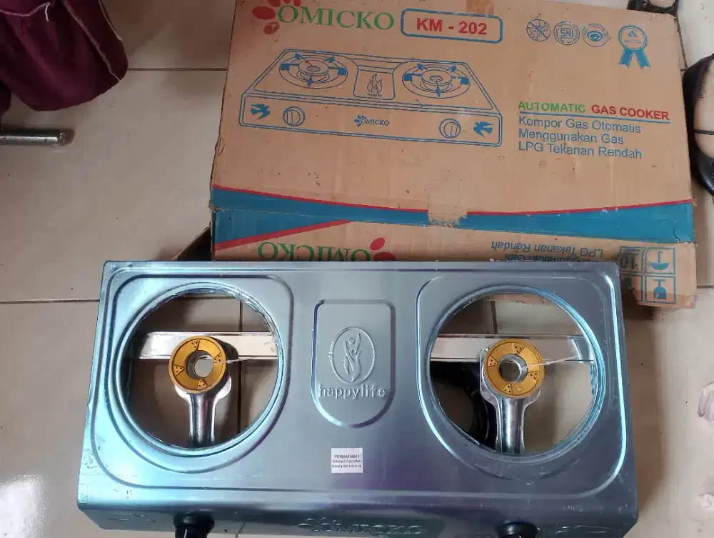 Kompor omicko 2 tungku