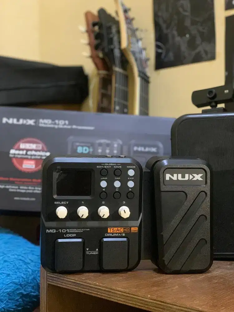 Efek gitar nux mg101
