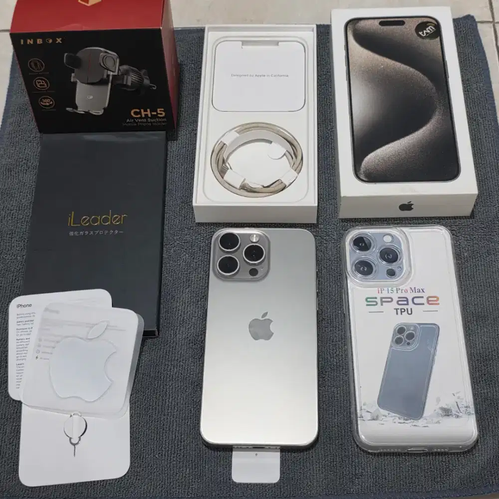 Iphone 15 pro max 256gb ibox resmi