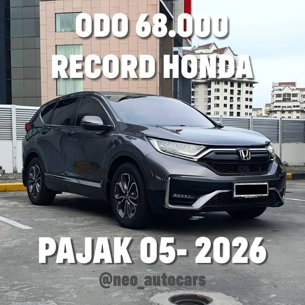 KM 68 RB‼️CRV TURBO CVT NON PRESTIGE 2021 DP 25 JUTA