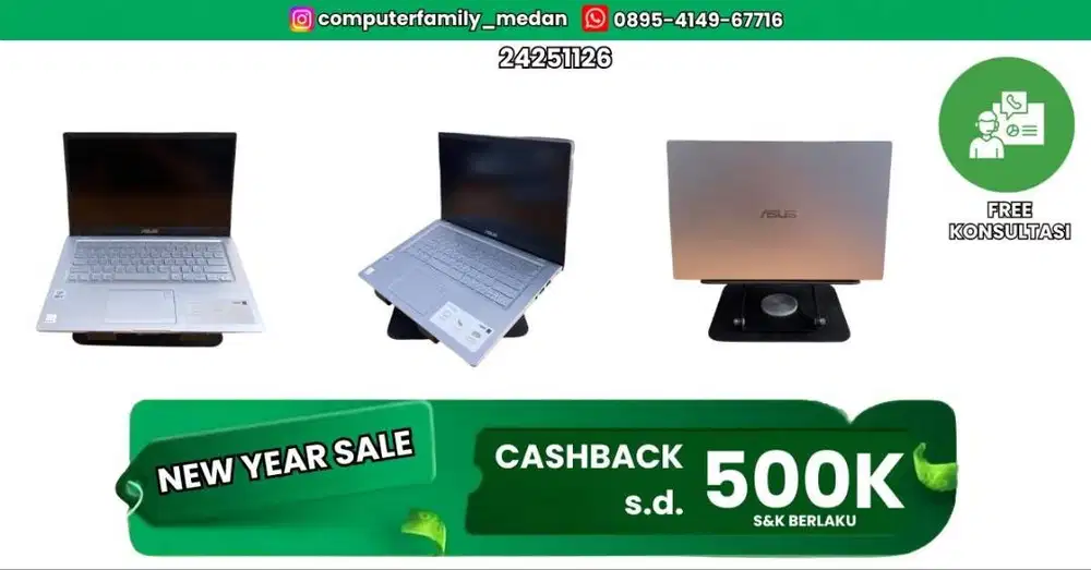 ASUS A416JAB CORE I3 GEN 10 RAM 4 SSD 256GB-HK