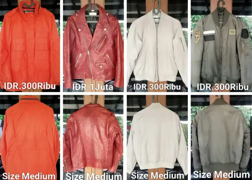 Jaket bomber Parka Ramones Slim Body fit (size M)