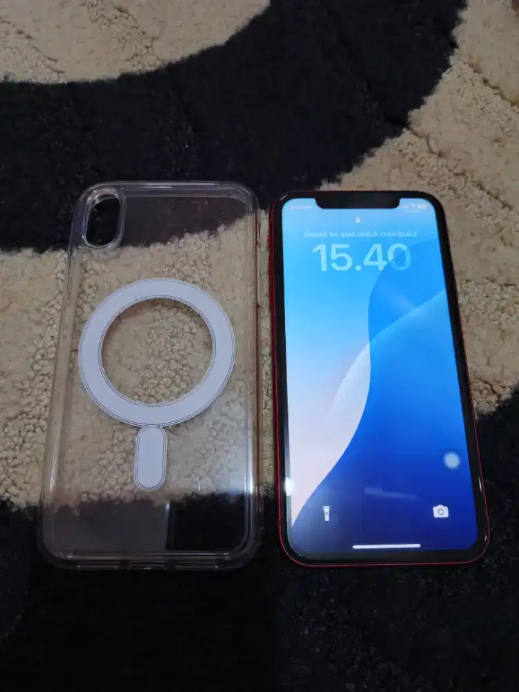 Iphone xr 256gb red edition all operator 4G batangan resmi IBOX PA/A