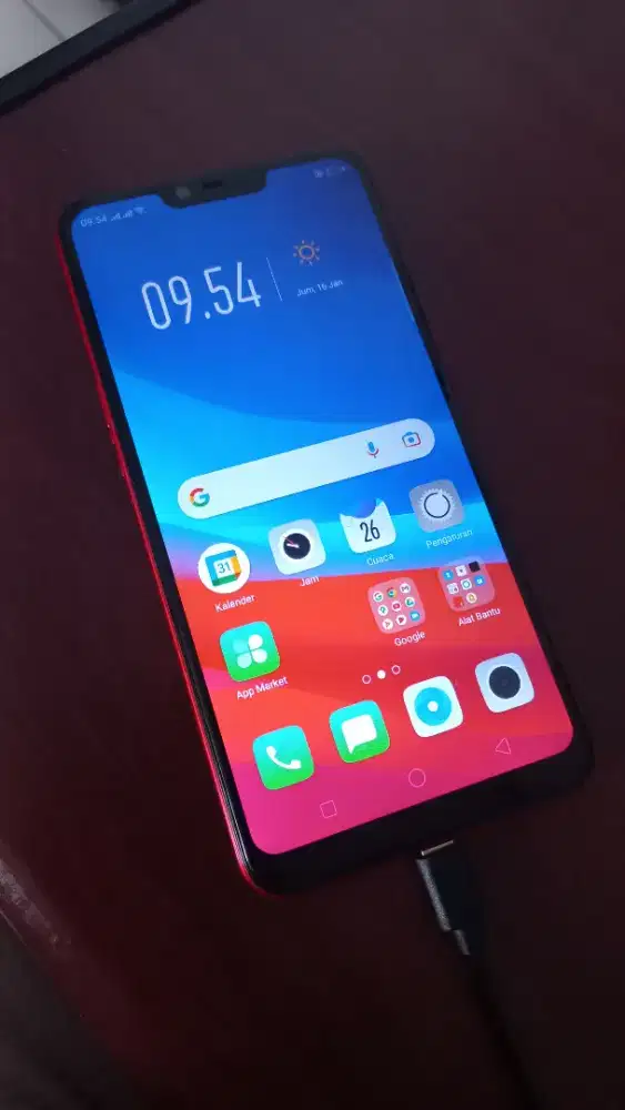 Oppo A3s merah batangan