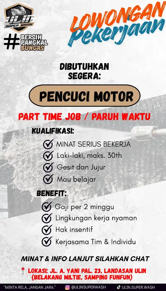 LOKER CUCI STEAM MOTOR