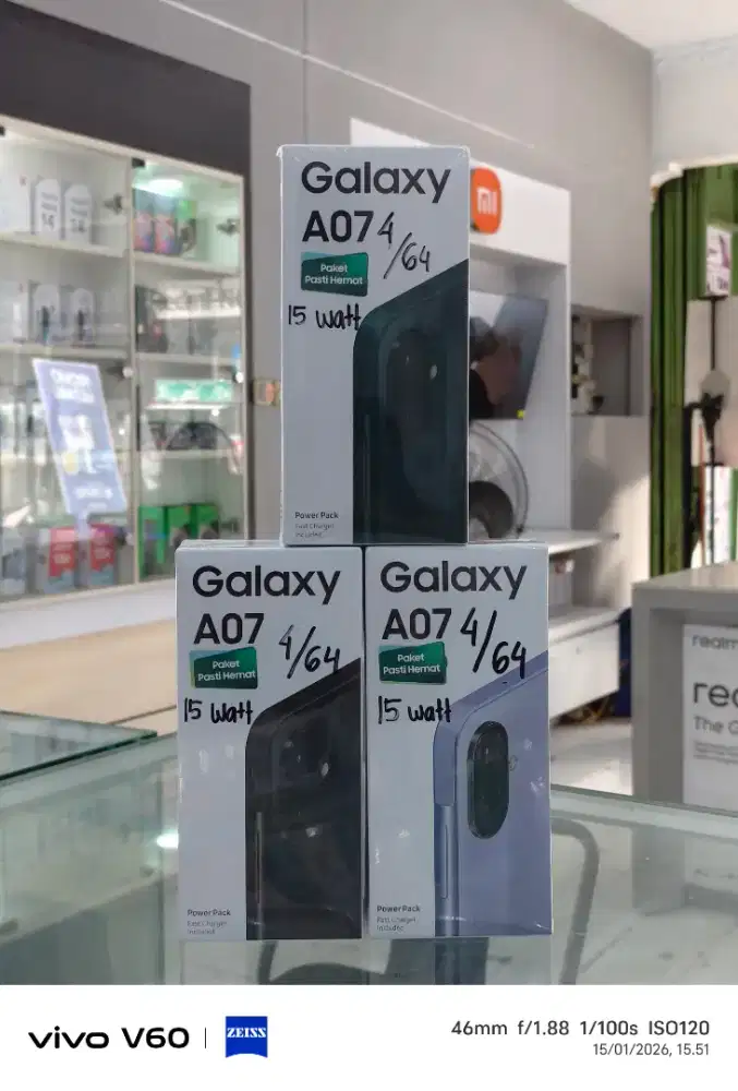 Samsung Galaxy A07 4/64GB 15W ,Bisa cod/Diantar #Fastrespon Wa