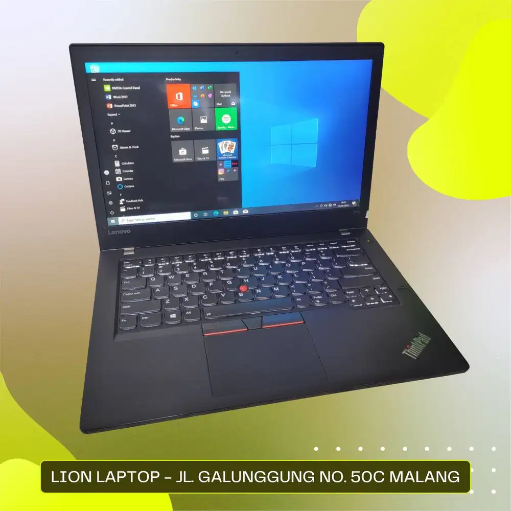 RAM 8GB SSD 256GB i5 Touchscreen Lenovo Thinkpad T470 [16|01]