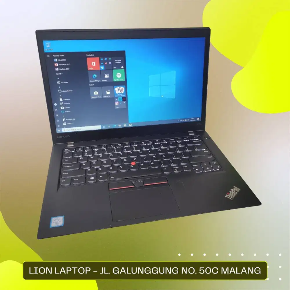 RAM 8GB SSD 256GB Core i7 SLIM Lenovo Thinkpad T470s [16|01]