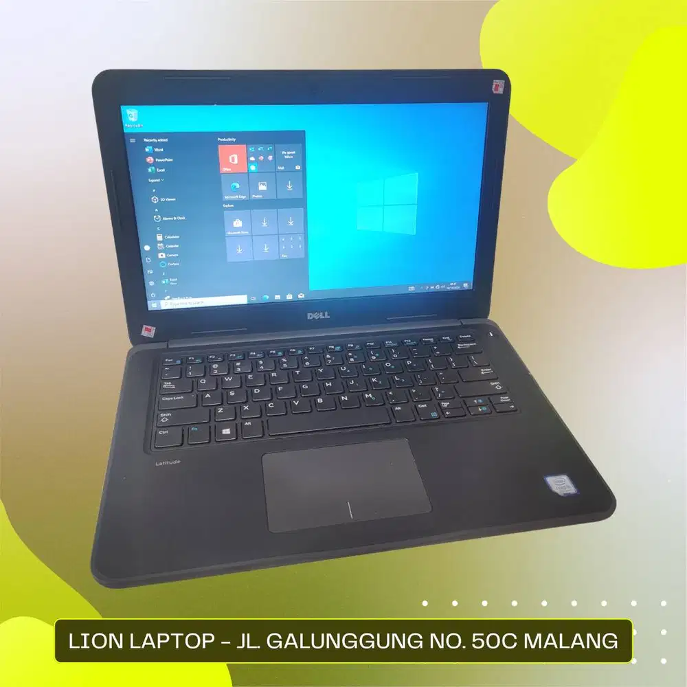 Core i5 Gen 7 Murah Mulus RAM 8GB SSD 256GB Dell Latitude 3380 [16|01]