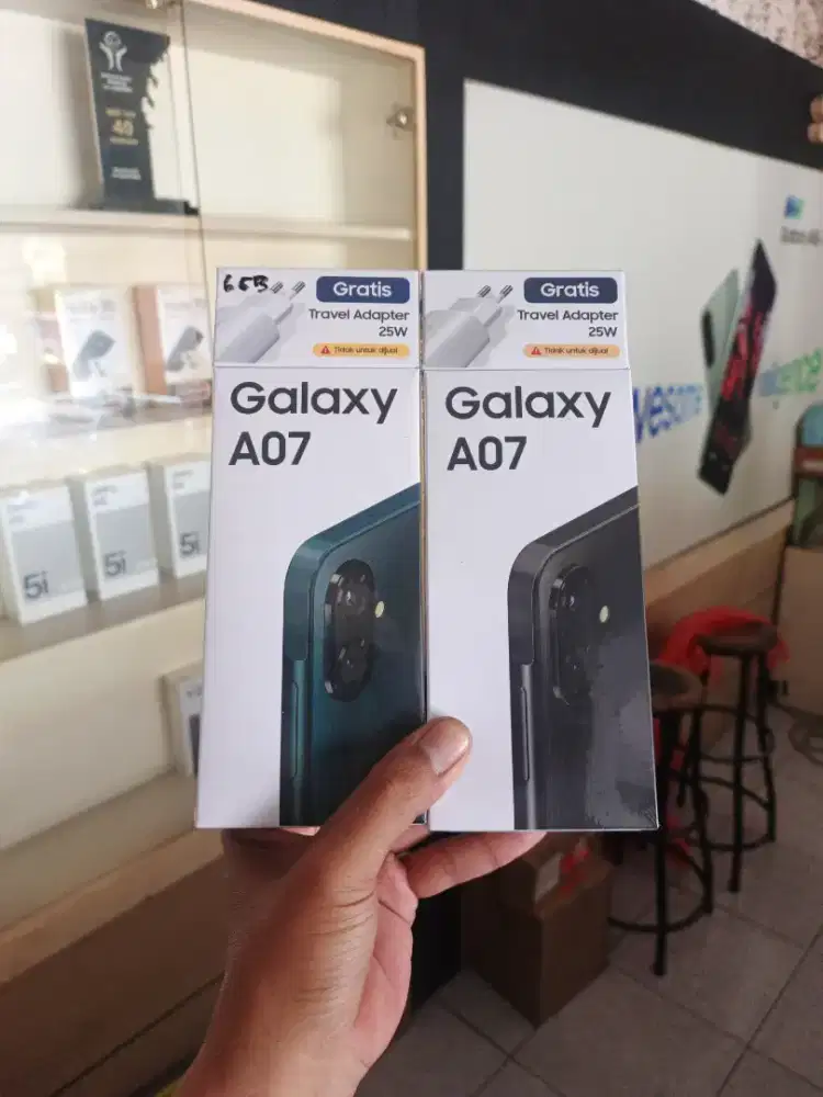 Berminat silahkan WA Samsung Galaxy A07 6/128 Garansi resmi 1thn