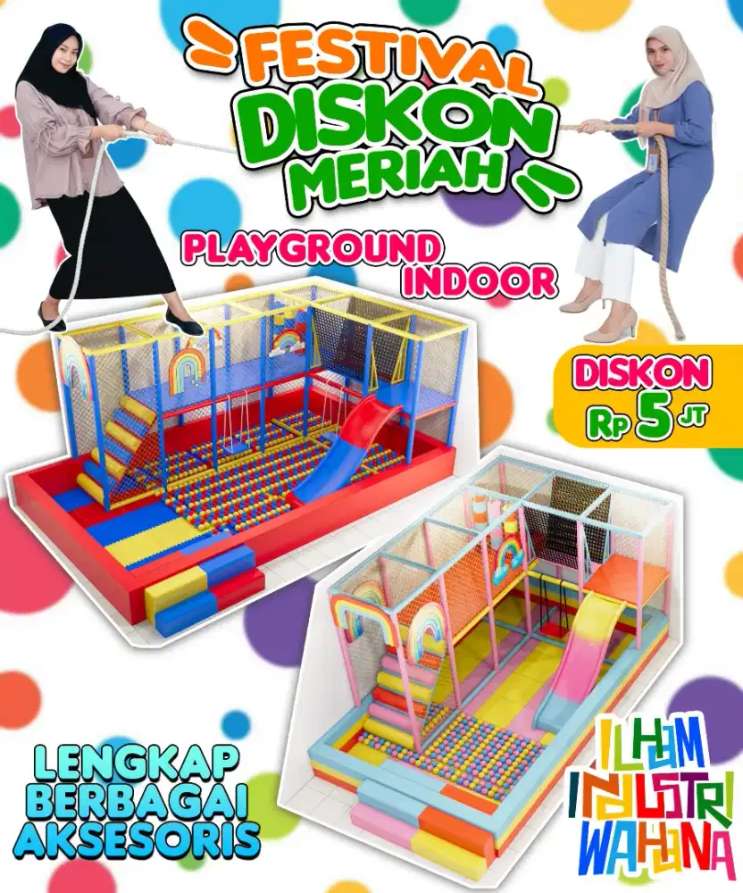 Promo COD Playground indoor full set siap pakai lengkap aksesoris
