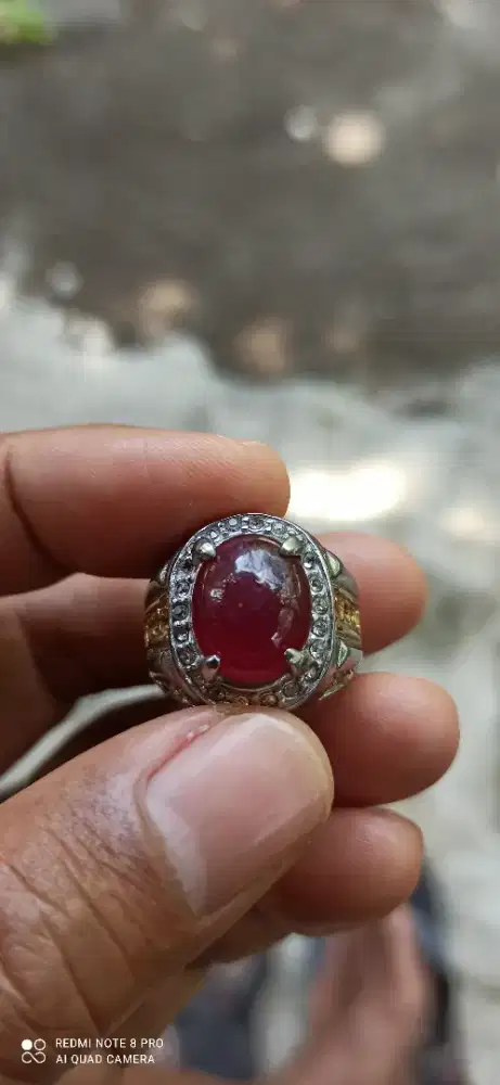 Cincin Batu ruby