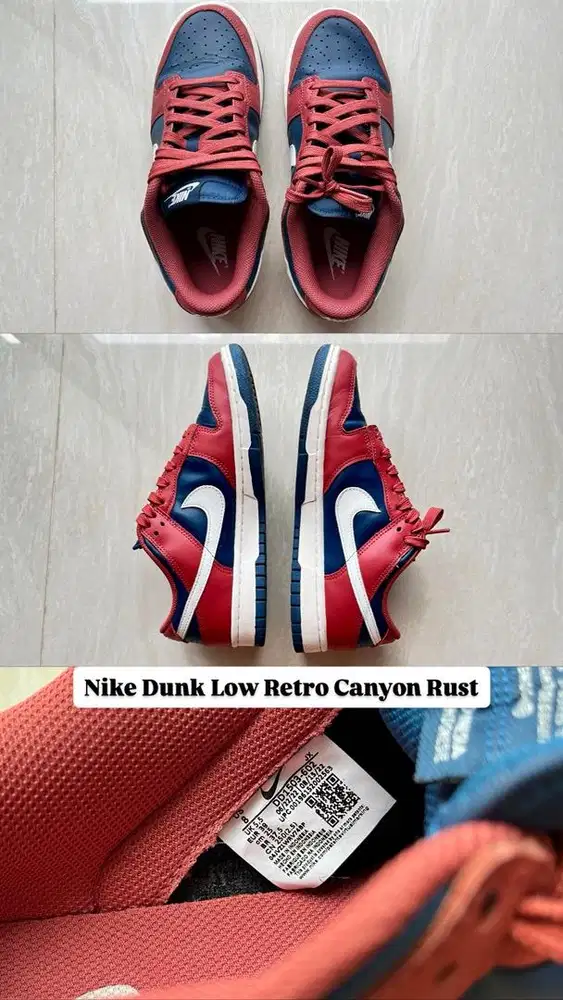 Nike dunk low retro canyon rust